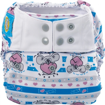 Mommy Mouse XL vrchné PUL nohavičky Srdiečko