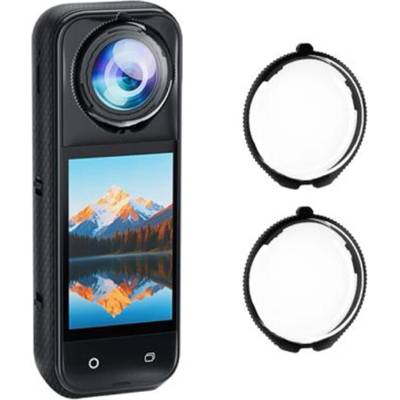 PULUZ PU749T Ochranné kryty objektívov pre Insta360 X5, číre