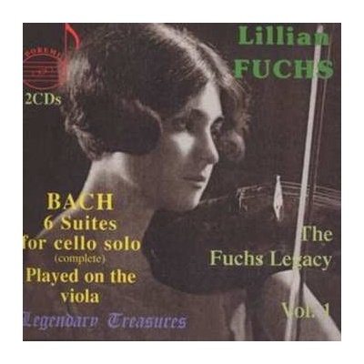 Johann Sebastian Bach - The Fuchs Legacy Vol.1 - 6 Suites For Cello Solo (complete) Played On The Viola CD – Hledejceny.cz