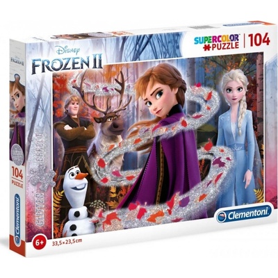 Clementoni brokát Frozen II Ledové království 20162 104 dílků