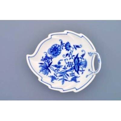Český porcelán Dubí miska List 10075 Cibulák 15 cm