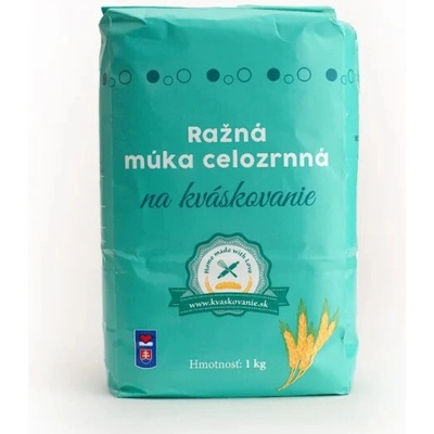 Mlyn Trenčan Mouka žitná celozrnná na kváskování 1 kg