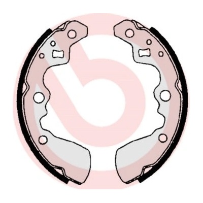 BREMBO Sada brzdových čeľustí S79501