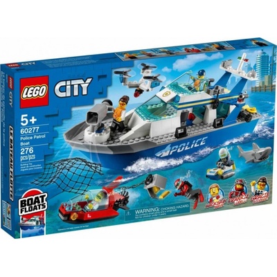 LEGO® City 60277 Policejní hlídková loď
