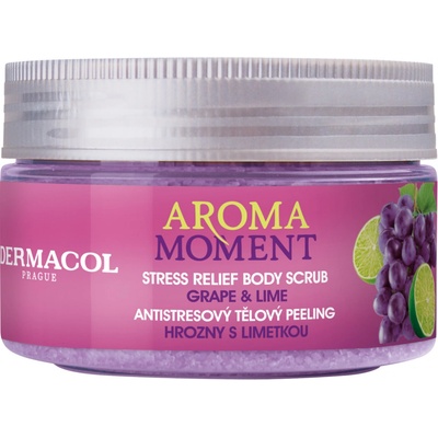 Dermacol tělový peeling hrozno & limetka 200 g