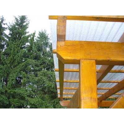 ElyPlast Sklolaminátová deska vlnitá Plus 76/18 1 mm x 1200 mm UV čirá