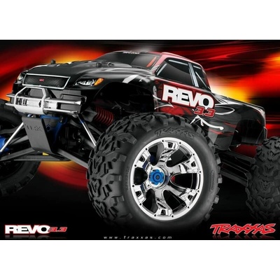 Traxxas RC auto Nitro Revo s BlueTooth RTR modré 1:8