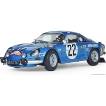 Ixo-models Renault Model-kit Alpine A110 N 22 Rally Montecarlo 1971 Jean Claude Andruet Michel Vial modrá Met 1:8