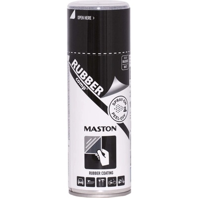 MASTON RUBBERcomp - tekutá /odstrániteľná/ guma v spreji - Black - 400 ml