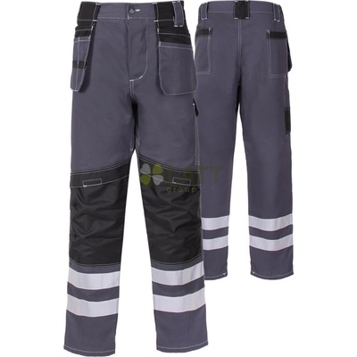 Procera pracovní kalhoty do pasu PROMONTER COTTON 250 ŠEDÉ