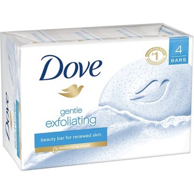 Dove Soft Peeling tuhé peelingové mydlo 90 g