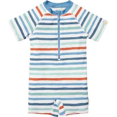 Little Dutch dívčí plavecké tričko KR Ocean Treasures Surf Blue