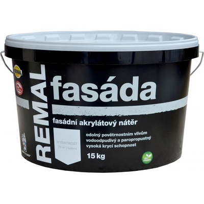 REMAL FASADA - fasádna farba biela 40 kg