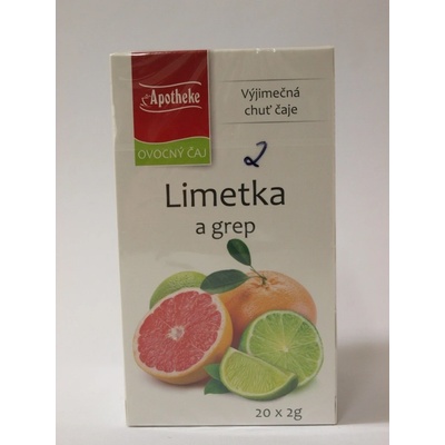 Apotheke Limetka a grep čaj 20 x 2 g