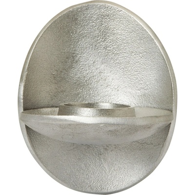 Ferm Living Nástěnný svícen Agapé Tealight Aluminium, stříbrná barva, kov