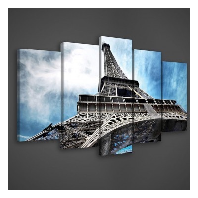 Obraz na plátne viacdielny - OB3428 - Paríž 100cm x 60cm - S17