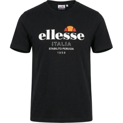 Ellesse pánské Tričko s krátkým rukávem Bavlna veliké Logo černé