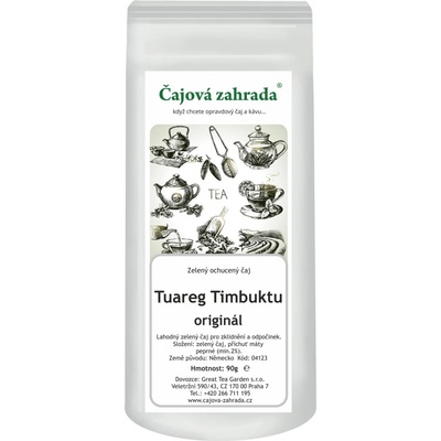 Čajová zahrada Tuareg Timbuktu zelený ochucený čaj 90 g