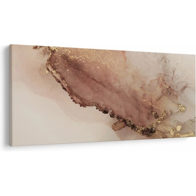 Obraz - Zlaté trblietky, jednodielne 200x100 cm