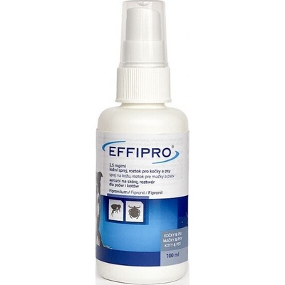 Virbac Effipro Sprej psy a kočky 100 ml
