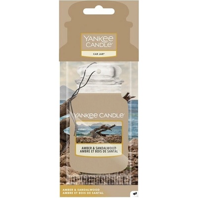 Yankee Candle Amber & Sandalwood vonná visačka 1 ks