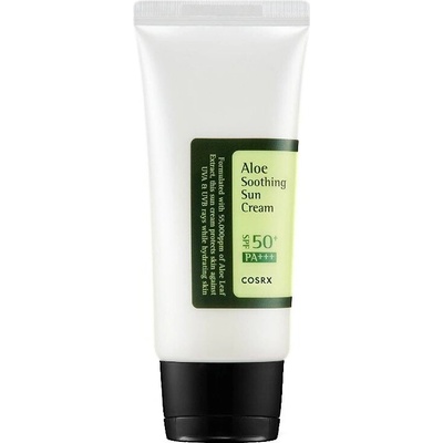 COSRX Aloe Soothing Sun Cream SPF50/PA+++ opalovací krém s výtažky aloe vera 50 ml – Hledejceny.cz