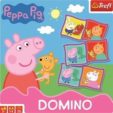 Trefl Domino papierové Peppa Pig / Prasiatko Peppa 28 kartičiek