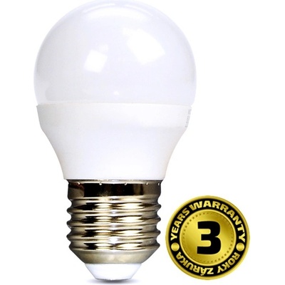 Solight LED žiarovka miniglobe 6W E27 420lm