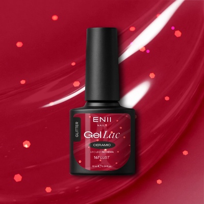 ENII NAILS Gel lak Ceramic 167 Lust 10 ml
