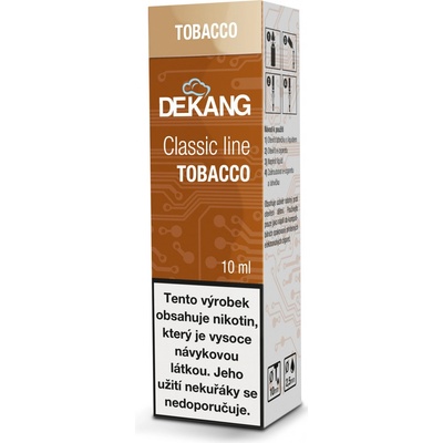 Dekang Classic Tobacco 10 ml 0 mg