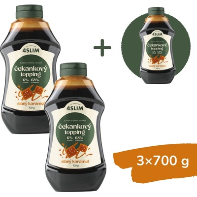 4slim Čekankový topping slaný karamel 700 g – Hledejceny.cz