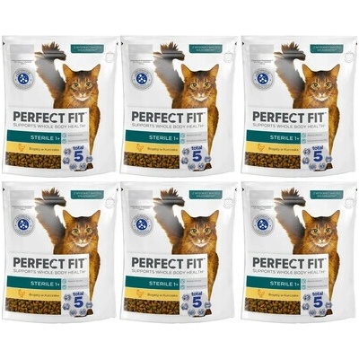 PERFECT FIT Sterile 1+ bohaté na kuracie mäso 6 x 750 g