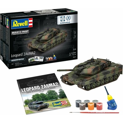 REVELL Gift-Set tank 05631 70 Years Bundeswehr: Leopard 2 A6A2 Exclusive Edition 1:35