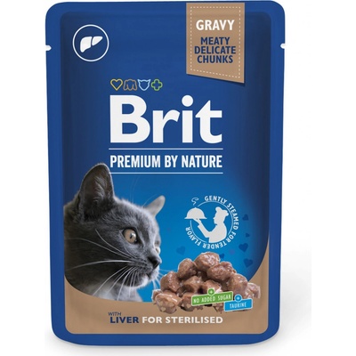 Brit Premium Cat Sterilised Liver 100 g