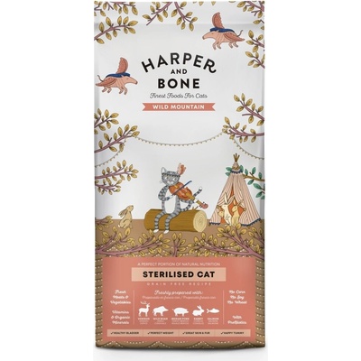 Harper and Bone Cat Sterilised divoké hory 70 g