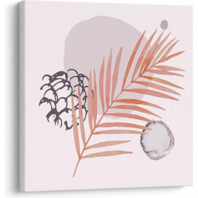 Obraz - Fialový minimalismus N⁰3, jednodílný 70x70 cm