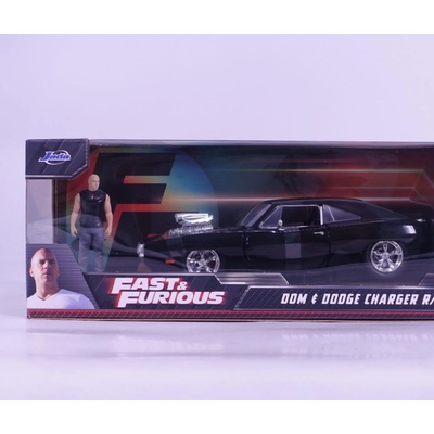 Jada Rýchlo a zběsilo auto 1970 Dodge Charger + figúrka Dominic Toretto 1:24