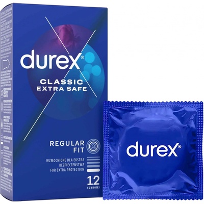 Durex Classic Extra Safe 12 ks