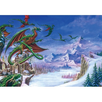 Preinterier FT3805 Fototapeta na stenu Draky a Dračia hora vlies 104cm x 70cm
