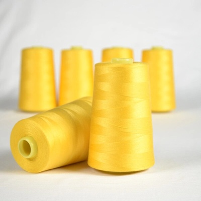 Takoy Overlock / coverlock polyesterová nit NTF 5000 barva žlutá-NS-2091