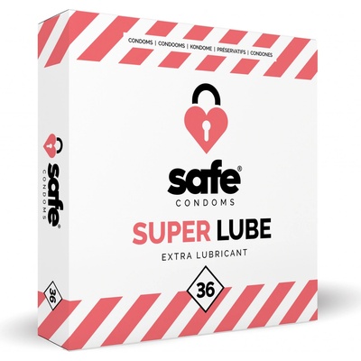 Safe Super Lube Condoms Extra Lubricant 36 ks