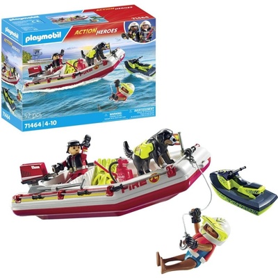 Playmobil 71464 Hasičský člun s vodním skútrem – Hledejceny.cz