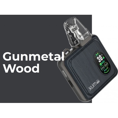 OXVA Xlim SQ Pro Pod Kit 1200 mAh Gunmetal Wood 1 ks