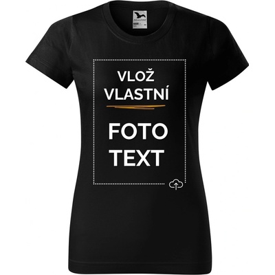 Dámské tričko s potiskem Černá – Hledejceny.cz
