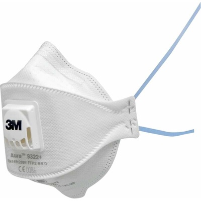 3M MAS 9322 Filtrační polomaska FFP2 NR D s filtrem Aury 10 ks