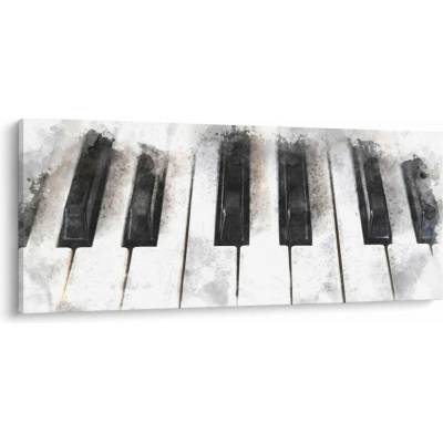 Obraz - Piano, aquarel, jednodielne 120x50 cm