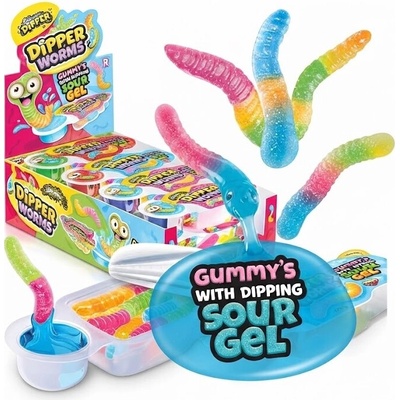 Johny Bee Dipper Worms želé 60 g