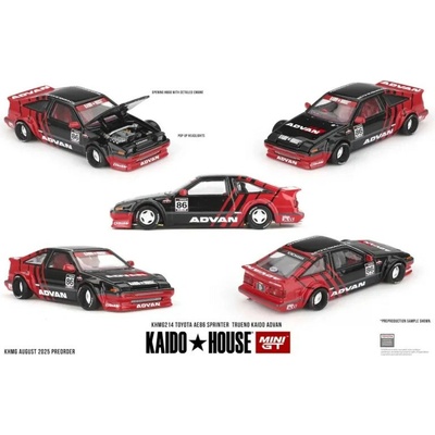 MINI GT Toyota AE86 Sprinter Trueno Kaido ADVAN 1:64