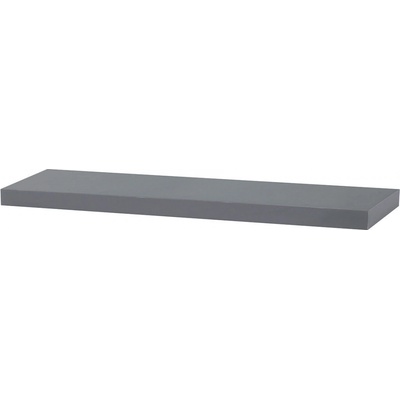 Autronic Nástenná polička P-005 80 cm Sivá lesk
