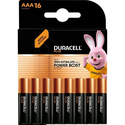 Duracell Plus Power AAA 16ks MN2400B16